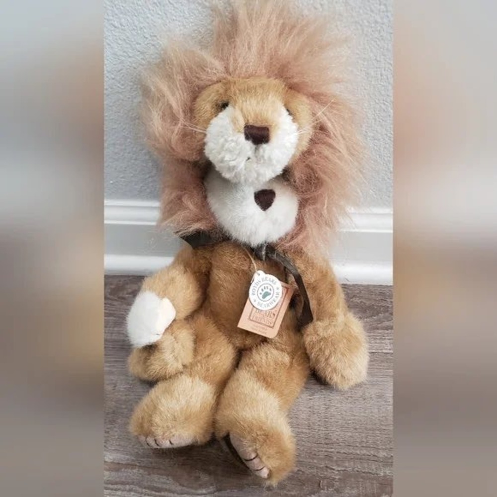 Boyds Bears Melvin Sortalion Lion‎ Musical Plush 2001 Circus 02001-51 NWT